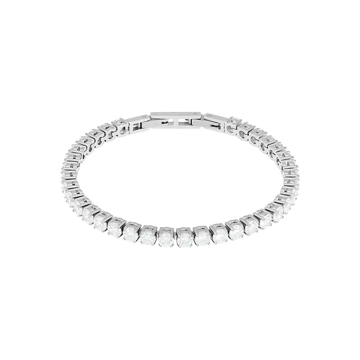 Cassio Tennis Bracelet in Silver