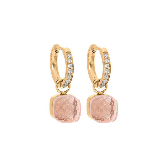 Firenze Deluxe Earrings in Light Peach