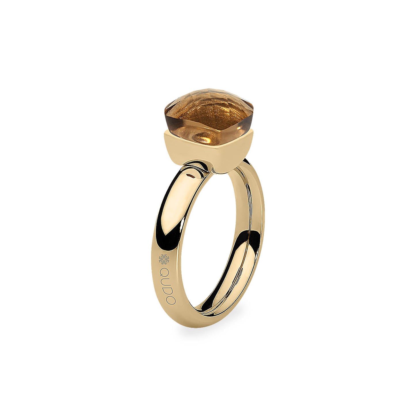 Firenze Ring in Gold - Smoked Topaz