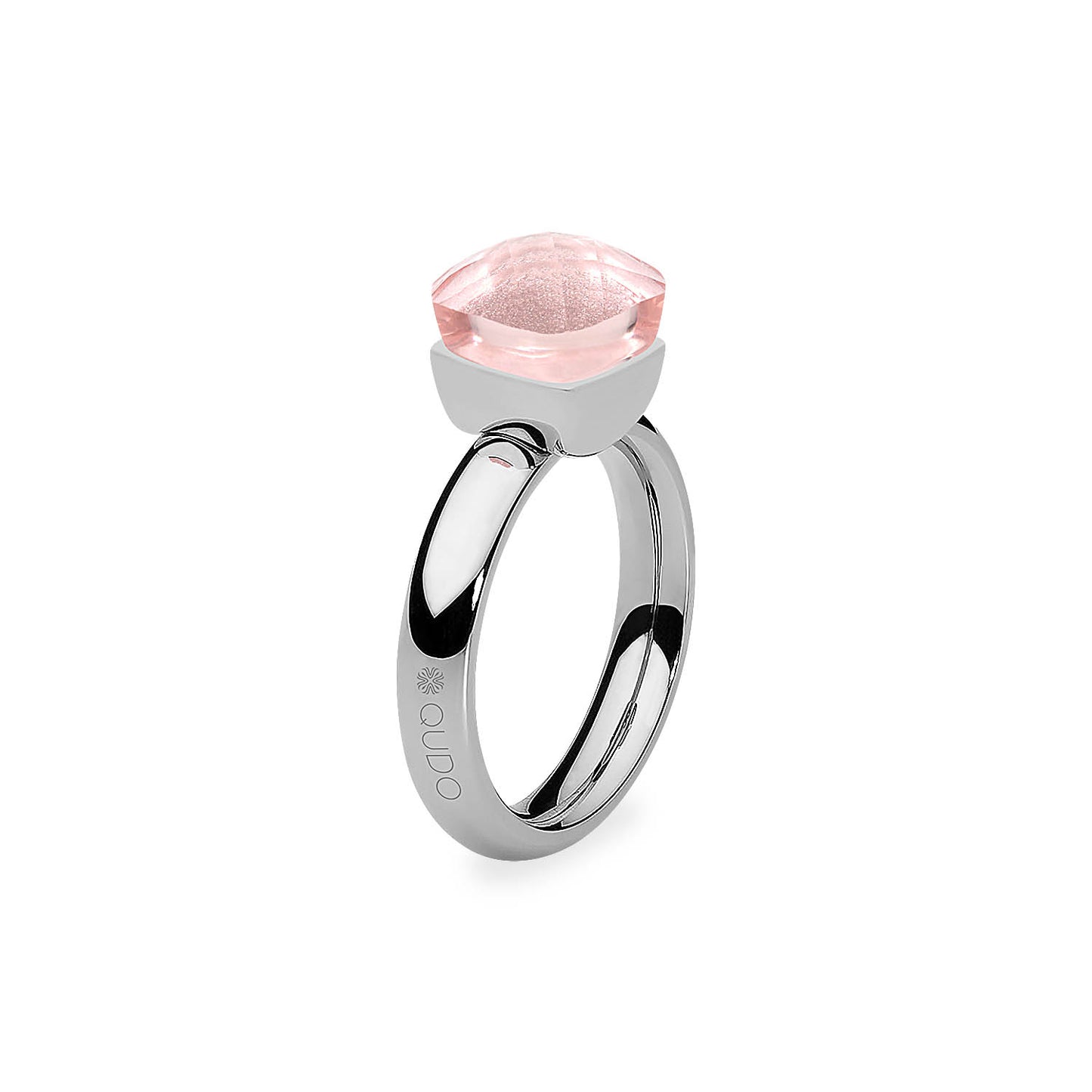 Firenze Ring in Silver - Vintage Rose