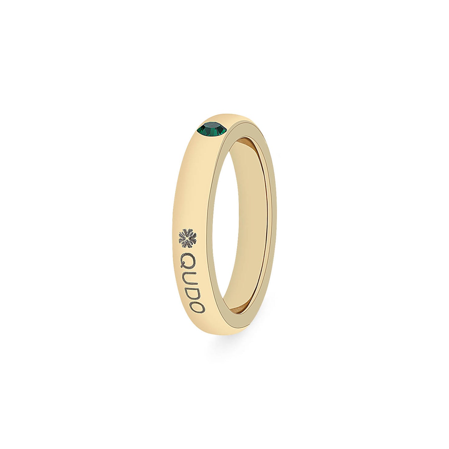 Saria Ring in Gold - Emerald