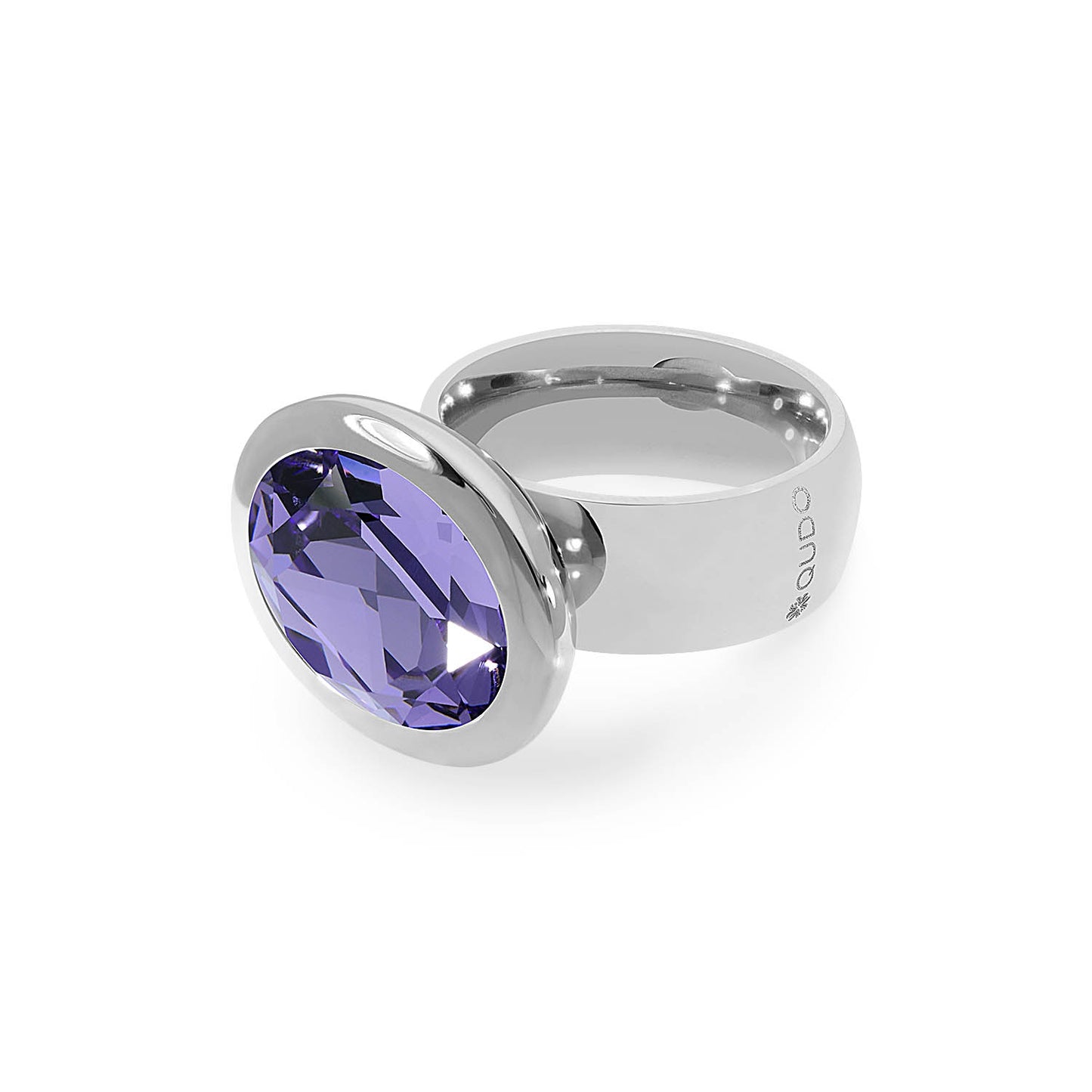 Tivola Ring Big in Silver 1- Tanzanite