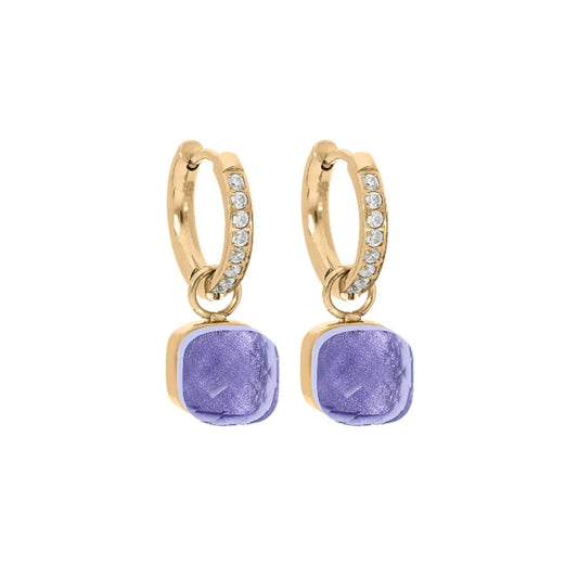 Firenze Deluxe Earrings in Provence Lavender