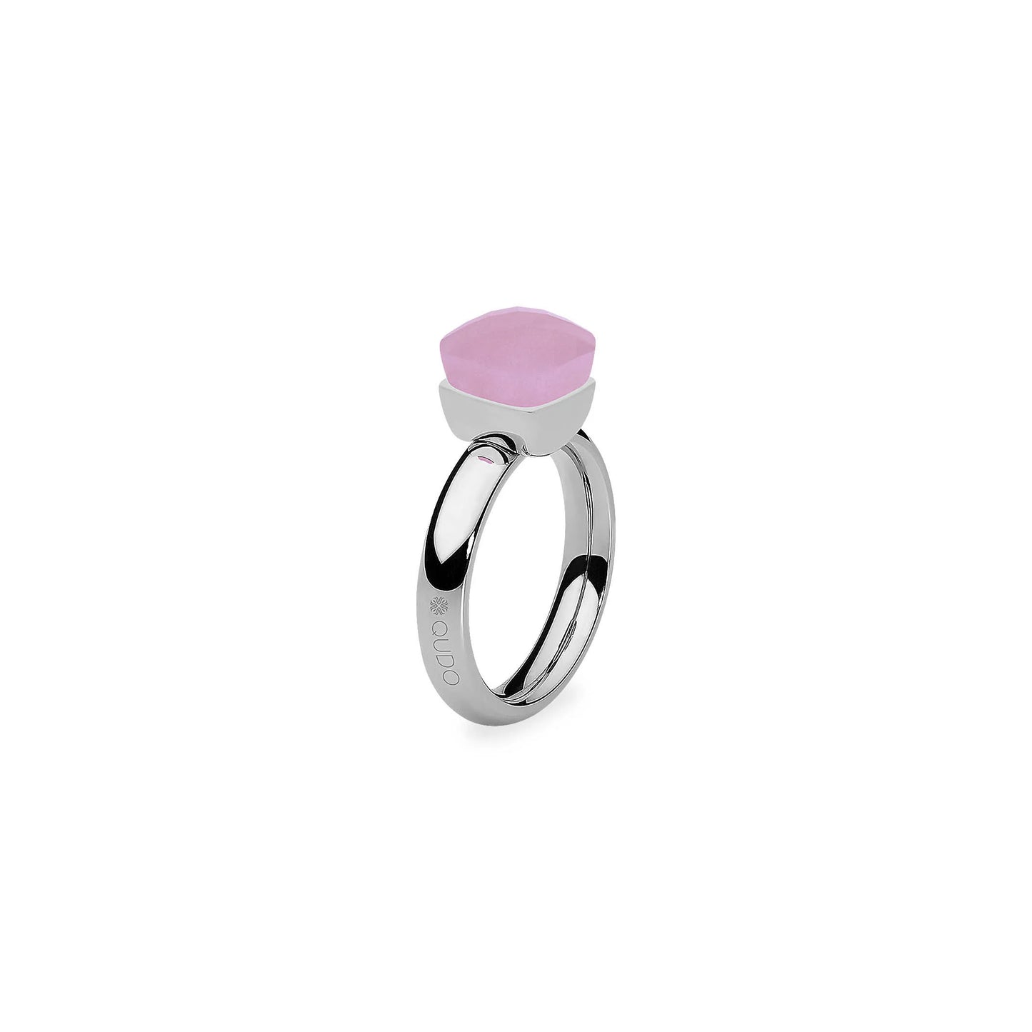 Firenze Ring in Silver - Dark Rose Opal