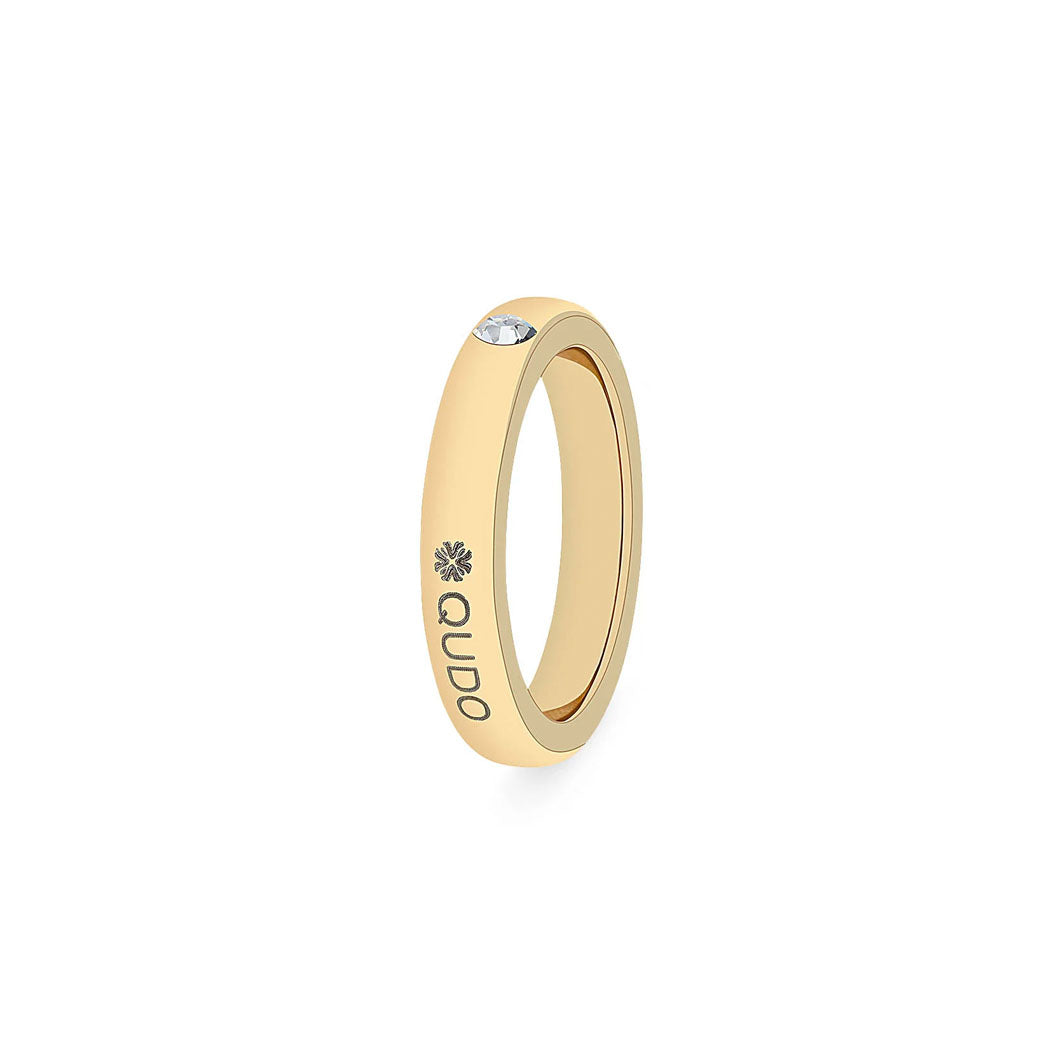Saria Ring in Gold - Crystal