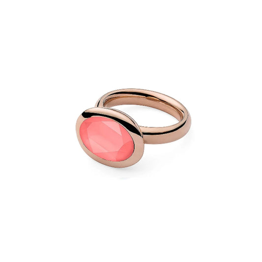Tivola Ring in Rose Gold - Light Coral