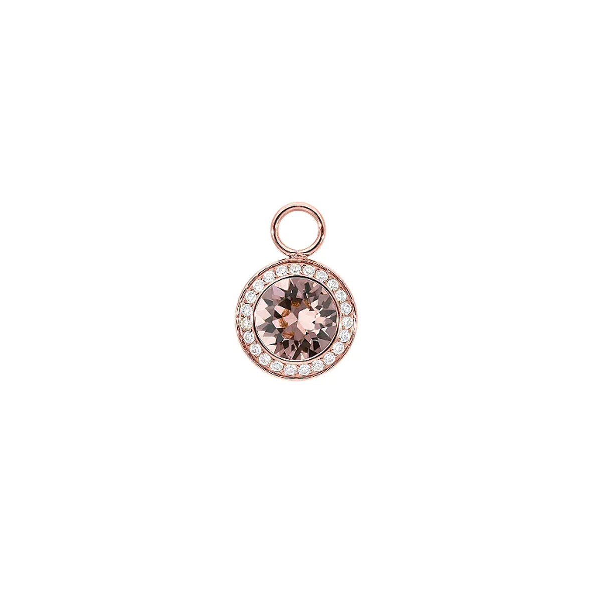 Tondo Deluxe Charm in Rose Gold - Vintage Rose